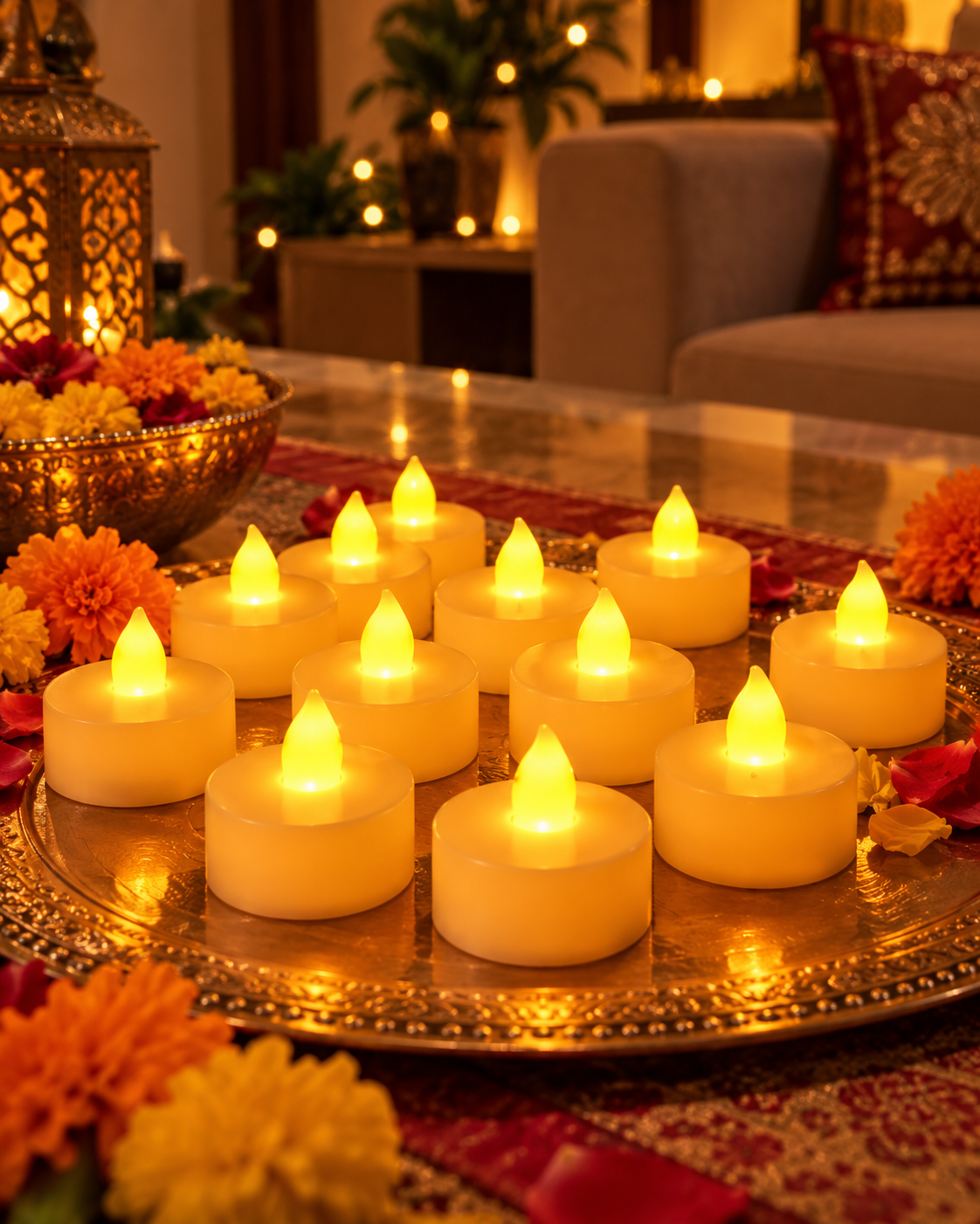 Decorative LED Diyas