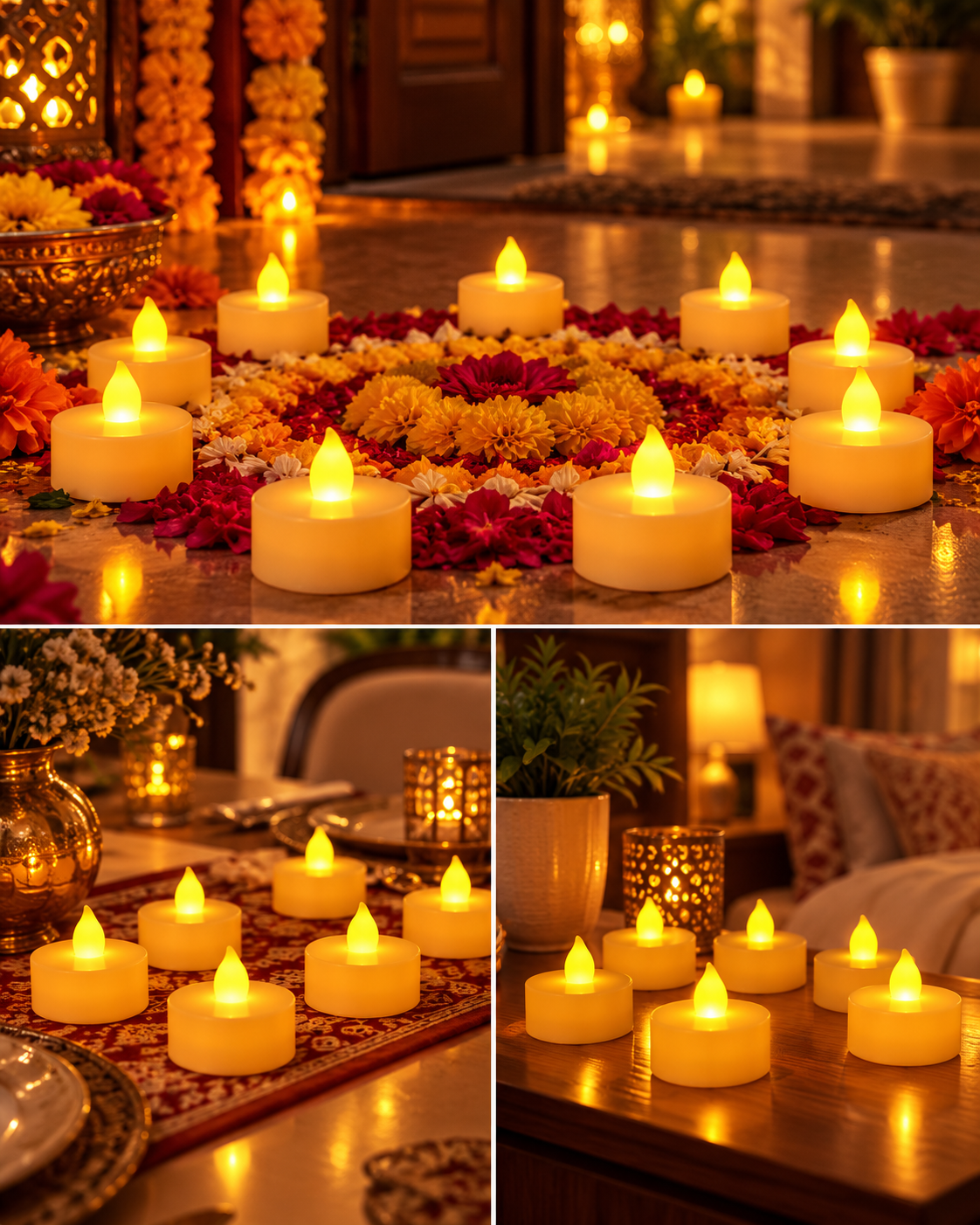 Decorative LED Diyas